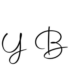 Similarly Autography-DOLnW is the best handwritten signature design. Signature creator online .You can use it as an online autograph creator for name Y B. Y B signature style 10 images and pictures png