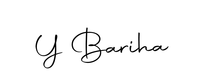 Y Bariha stylish signature style. Best Handwritten Sign (Autography-DOLnW) for my name. Handwritten Signature Collection Ideas for my name Y Bariha. Y Bariha signature style 10 images and pictures png