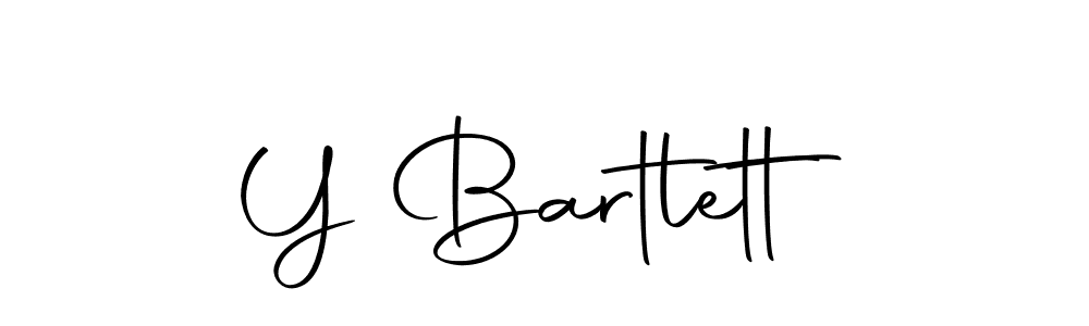 Create a beautiful signature design for name Y Bartlett. With this signature (Autography-DOLnW) fonts, you can make a handwritten signature for free. Y Bartlett signature style 10 images and pictures png