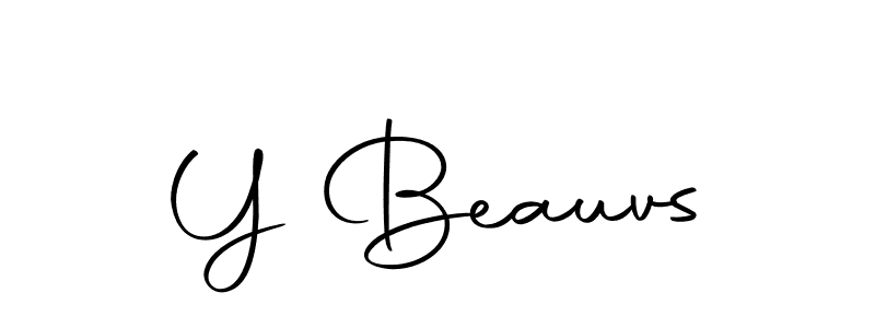 Use a signature maker to create a handwritten signature online. With this signature software, you can design (Autography-DOLnW) your own signature for name Y Beauvs. Y Beauvs signature style 10 images and pictures png