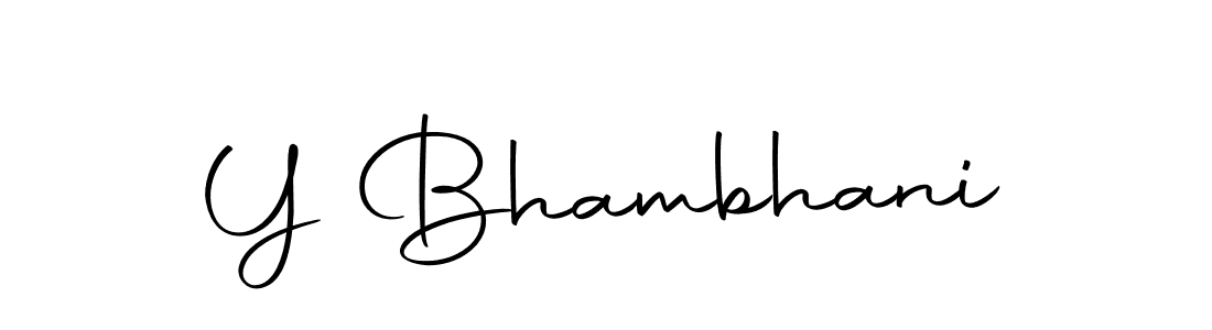 The best way (Autography-DOLnW) to make a short signature is to pick only two or three words in your name. The name Y Bhambhani include a total of six letters. For converting this name. Y Bhambhani signature style 10 images and pictures png