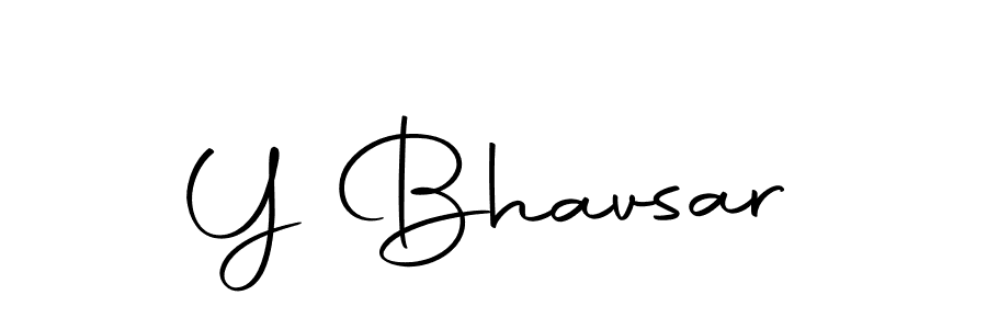 Design your own signature with our free online signature maker. With this signature software, you can create a handwritten (Autography-DOLnW) signature for name Y Bhavsar. Y Bhavsar signature style 10 images and pictures png