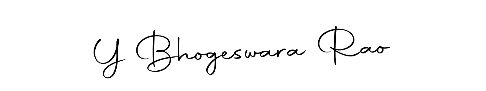 Make a short Y Bhogeswara Rao signature style. Manage your documents anywhere anytime using Autography-DOLnW. Create and add eSignatures, submit forms, share and send files easily. Y Bhogeswara Rao signature style 10 images and pictures png