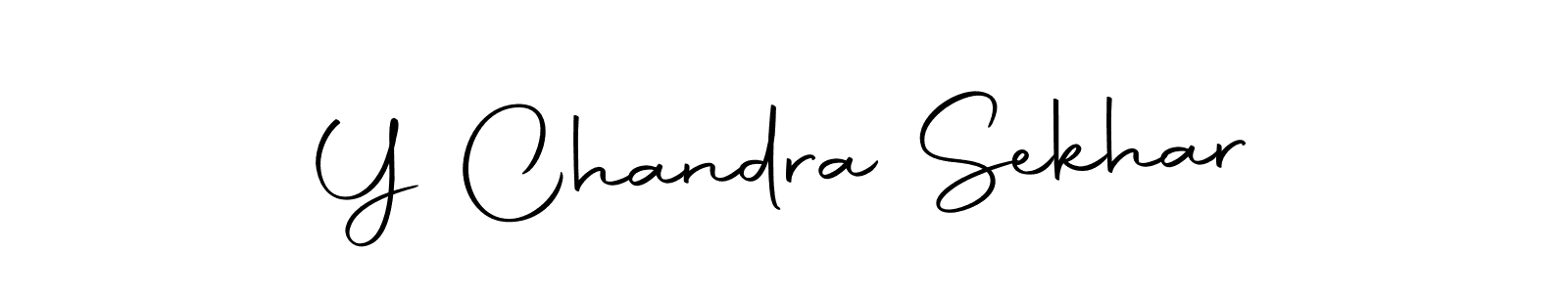 Also we have Y Chandra Sekhar name is the best signature style. Create professional handwritten signature collection using Autography-DOLnW autograph style. Y Chandra Sekhar signature style 10 images and pictures png