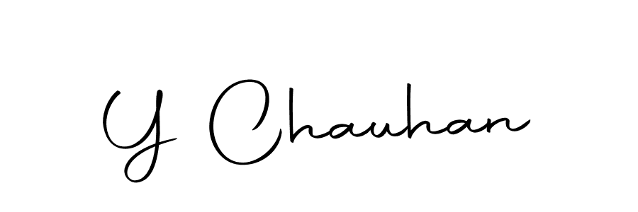 How to make Y Chauhan signature? Autography-DOLnW is a professional autograph style. Create handwritten signature for Y Chauhan name. Y Chauhan signature style 10 images and pictures png