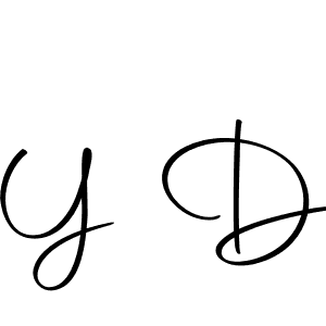 How to make Y D name signature. Use Autography-DOLnW style for creating short signs online. This is the latest handwritten sign. Y D signature style 10 images and pictures png