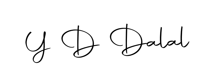 How to make Y D Dalal signature? Autography-DOLnW is a professional autograph style. Create handwritten signature for Y D Dalal name. Y D Dalal signature style 10 images and pictures png