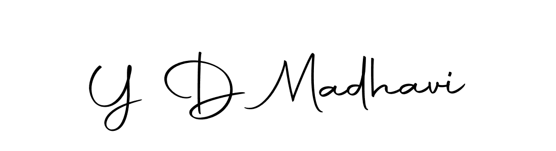 Make a beautiful signature design for name Y D Madhavi. With this signature (Autography-DOLnW) style, you can create a handwritten signature for free. Y D Madhavi signature style 10 images and pictures png