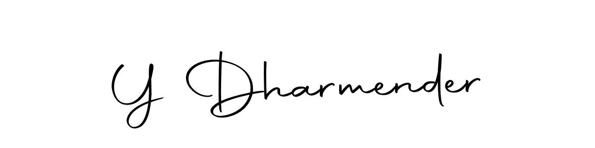 The best way (Autography-DOLnW) to make a short signature is to pick only two or three words in your name. The name Y Dharmender include a total of six letters. For converting this name. Y Dharmender signature style 10 images and pictures png