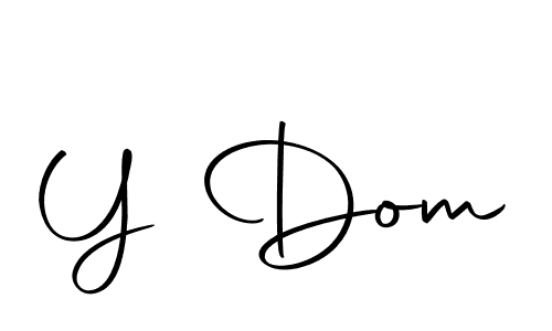 How to make Y Dom signature? Autography-DOLnW is a professional autograph style. Create handwritten signature for Y Dom name. Y Dom signature style 10 images and pictures png