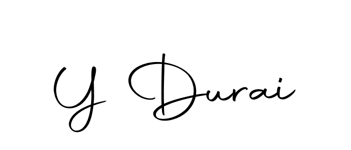 How to make Y Durai name signature. Use Autography-DOLnW style for creating short signs online. This is the latest handwritten sign. Y Durai signature style 10 images and pictures png