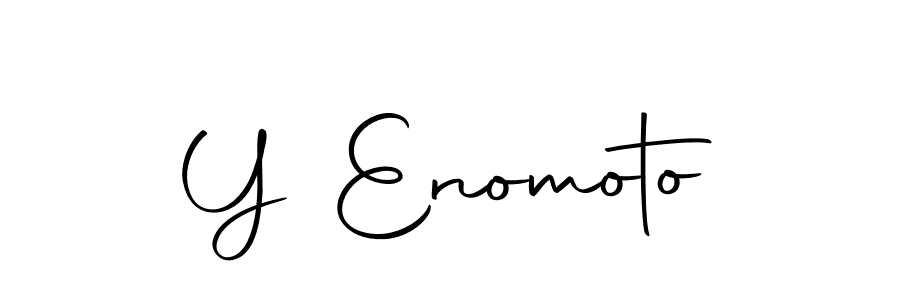 Also we have Y Enomoto name is the best signature style. Create professional handwritten signature collection using Autography-DOLnW autograph style. Y Enomoto signature style 10 images and pictures png