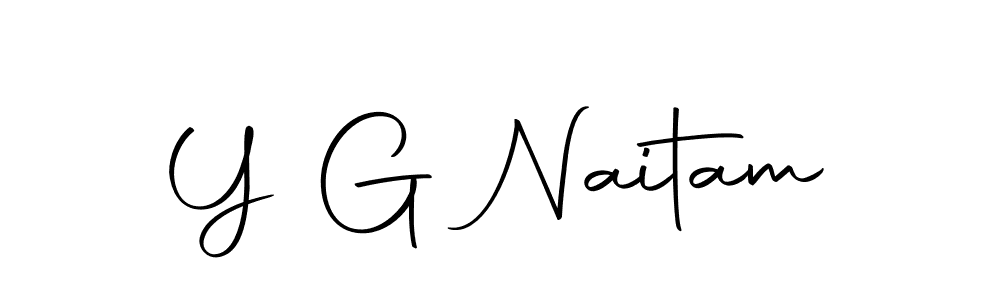 Y G Naitam stylish signature style. Best Handwritten Sign (Autography-DOLnW) for my name. Handwritten Signature Collection Ideas for my name Y G Naitam. Y G Naitam signature style 10 images and pictures png