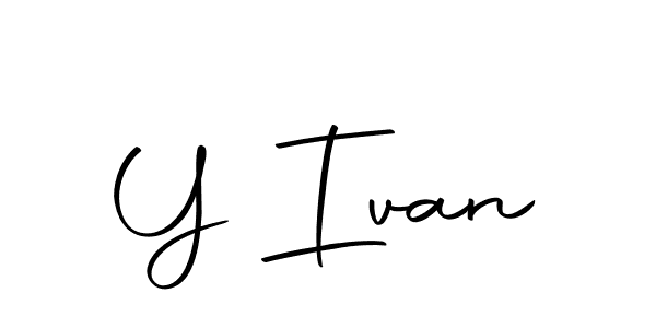 Make a beautiful signature design for name Y Ivan. With this signature (Autography-DOLnW) style, you can create a handwritten signature for free. Y Ivan signature style 10 images and pictures png