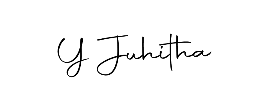 Once you've used our free online signature maker to create your best signature Autography-DOLnW style, it's time to enjoy all of the benefits that Y Juhitha name signing documents. Y Juhitha signature style 10 images and pictures png