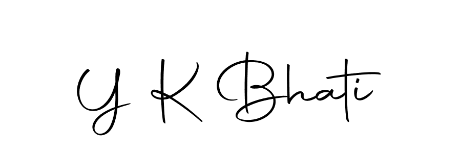 Make a beautiful signature design for name Y K Bhati. Use this online signature maker to create a handwritten signature for free. Y K Bhati signature style 10 images and pictures png