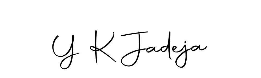 Make a beautiful signature design for name Y K Jadeja. With this signature (Autography-DOLnW) style, you can create a handwritten signature for free. Y K Jadeja signature style 10 images and pictures png
