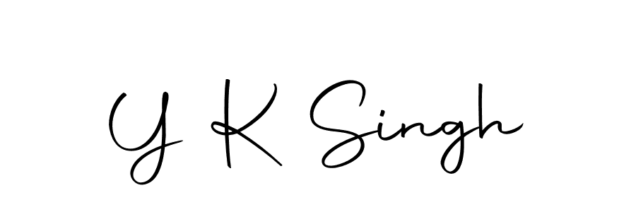 Make a beautiful signature design for name Y K Singh. With this signature (Autography-DOLnW) style, you can create a handwritten signature for free. Y K Singh signature style 10 images and pictures png