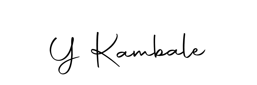 Make a beautiful signature design for name Y Kambale. With this signature (Autography-DOLnW) style, you can create a handwritten signature for free. Y Kambale signature style 10 images and pictures png
