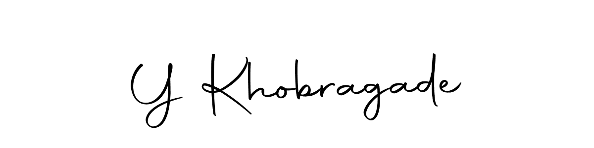 Also we have Y Khobragade name is the best signature style. Create professional handwritten signature collection using Autography-DOLnW autograph style. Y Khobragade signature style 10 images and pictures png