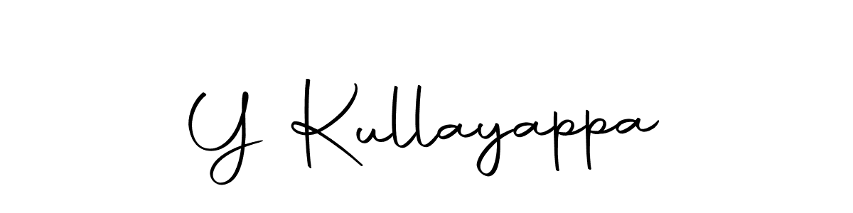 Use a signature maker to create a handwritten signature online. With this signature software, you can design (Autography-DOLnW) your own signature for name Y Kullayappa. Y Kullayappa signature style 10 images and pictures png