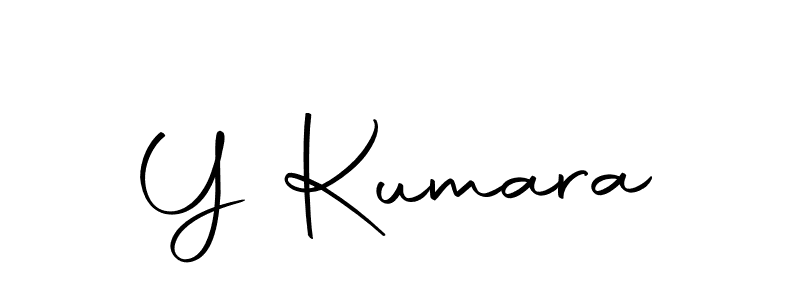 You should practise on your own different ways (Autography-DOLnW) to write your name (Y Kumara) in signature. don't let someone else do it for you. Y Kumara signature style 10 images and pictures png