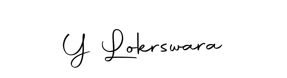 The best way (Autography-DOLnW) to make a short signature is to pick only two or three words in your name. The name Y Lokrswara include a total of six letters. For converting this name. Y Lokrswara signature style 10 images and pictures png