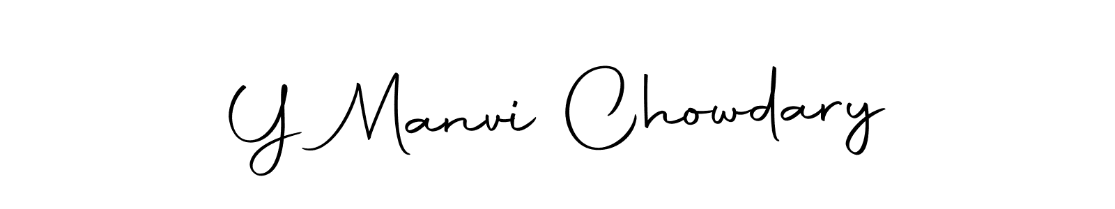 Once you've used our free online signature maker to create your best signature Autography-DOLnW style, it's time to enjoy all of the benefits that Y Manvi Chowdary name signing documents. Y Manvi Chowdary signature style 10 images and pictures png