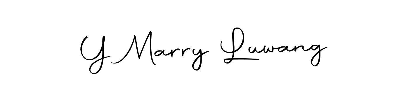 The best way (Autography-DOLnW) to make a short signature is to pick only two or three words in your name. The name Y Marry Luwang include a total of six letters. For converting this name. Y Marry Luwang signature style 10 images and pictures png