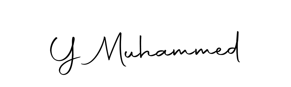 How to make Y Muhammed signature? Autography-DOLnW is a professional autograph style. Create handwritten signature for Y Muhammed name. Y Muhammed signature style 10 images and pictures png