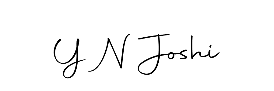 Design your own signature with our free online signature maker. With this signature software, you can create a handwritten (Autography-DOLnW) signature for name Y N Joshi. Y N Joshi signature style 10 images and pictures png