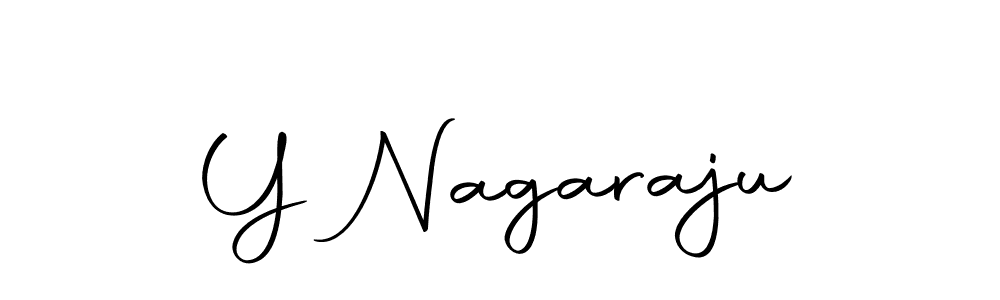 How to make Y Nagaraju name signature. Use Autography-DOLnW style for creating short signs online. This is the latest handwritten sign. Y Nagaraju signature style 10 images and pictures png