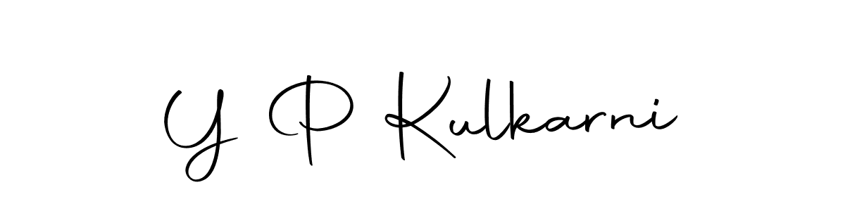 Autography-DOLnW is a professional signature style that is perfect for those who want to add a touch of class to their signature. It is also a great choice for those who want to make their signature more unique. Get Y P Kulkarni name to fancy signature for free. Y P Kulkarni signature style 10 images and pictures png