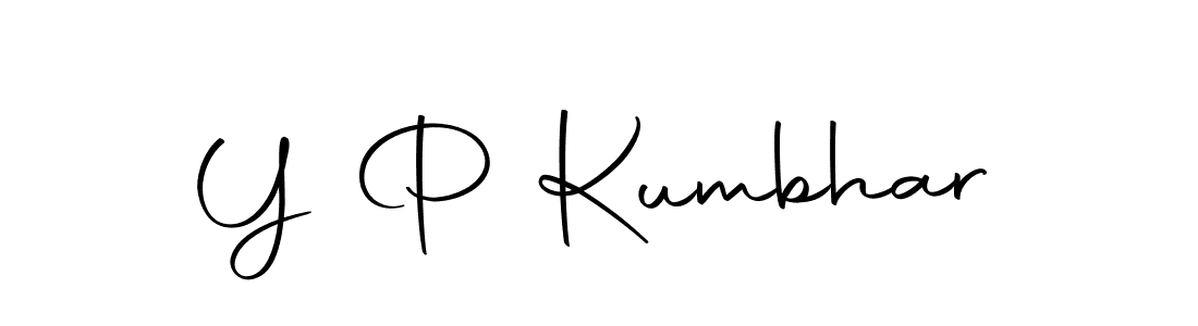 Use a signature maker to create a handwritten signature online. With this signature software, you can design (Autography-DOLnW) your own signature for name Y P Kumbhar. Y P Kumbhar signature style 10 images and pictures png