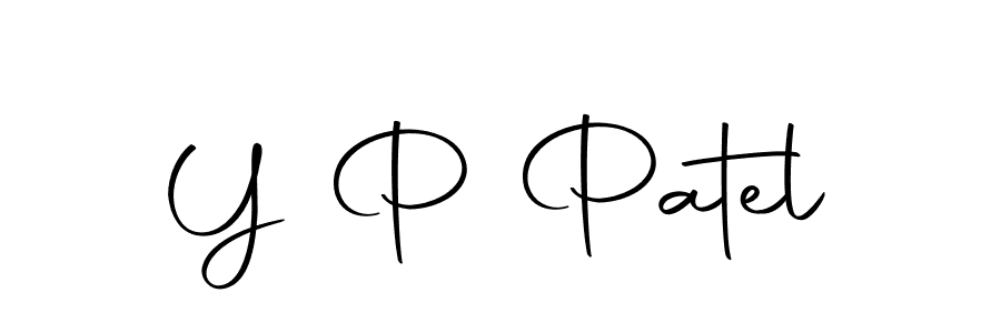 Make a beautiful signature design for name Y P Patel. With this signature (Autography-DOLnW) style, you can create a handwritten signature for free. Y P Patel signature style 10 images and pictures png