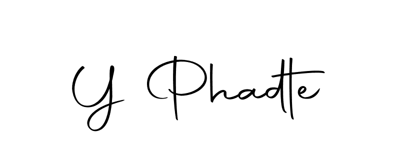 The best way (Autography-DOLnW) to make a short signature is to pick only two or three words in your name. The name Y Phadte include a total of six letters. For converting this name. Y Phadte signature style 10 images and pictures png