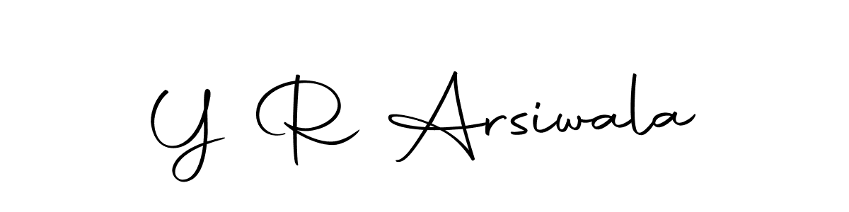 Here are the top 10 professional signature styles for the name Y R Arsiwala. These are the best autograph styles you can use for your name. Y R Arsiwala signature style 10 images and pictures png