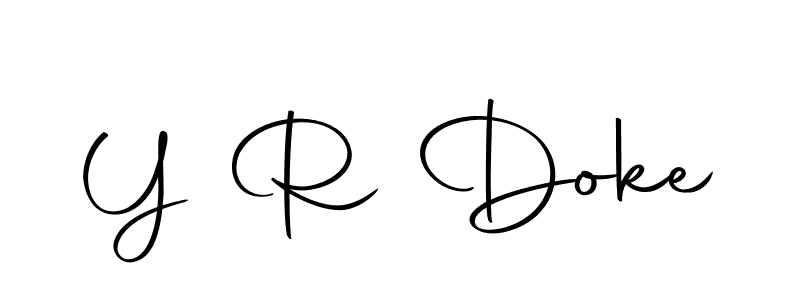 Autography-DOLnW is a professional signature style that is perfect for those who want to add a touch of class to their signature. It is also a great choice for those who want to make their signature more unique. Get Y R Doke name to fancy signature for free. Y R Doke signature style 10 images and pictures png