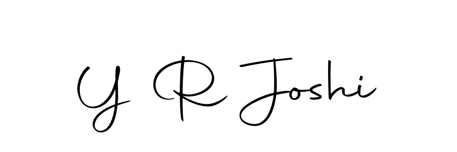 Design your own signature with our free online signature maker. With this signature software, you can create a handwritten (Autography-DOLnW) signature for name Y R Joshi. Y R Joshi signature style 10 images and pictures png