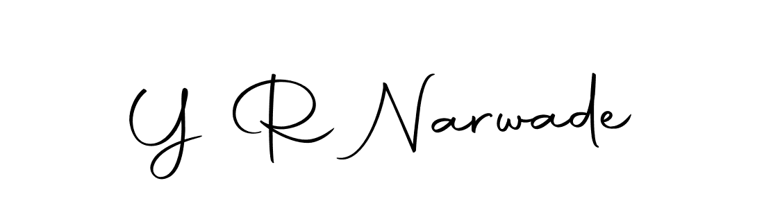 Make a short Y R Narwade signature style. Manage your documents anywhere anytime using Autography-DOLnW. Create and add eSignatures, submit forms, share and send files easily. Y R Narwade signature style 10 images and pictures png