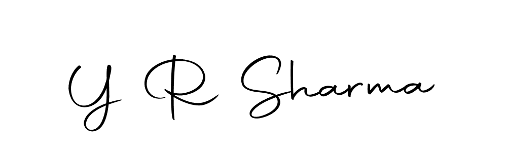 How to make Y R Sharma signature? Autography-DOLnW is a professional autograph style. Create handwritten signature for Y R Sharma name. Y R Sharma signature style 10 images and pictures png