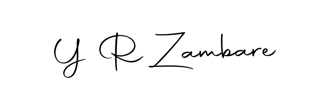 It looks lik you need a new signature style for name Y R Zambare. Design unique handwritten (Autography-DOLnW) signature with our free signature maker in just a few clicks. Y R Zambare signature style 10 images and pictures png