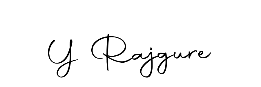 Use a signature maker to create a handwritten signature online. With this signature software, you can design (Autography-DOLnW) your own signature for name Y Rajgure. Y Rajgure signature style 10 images and pictures png