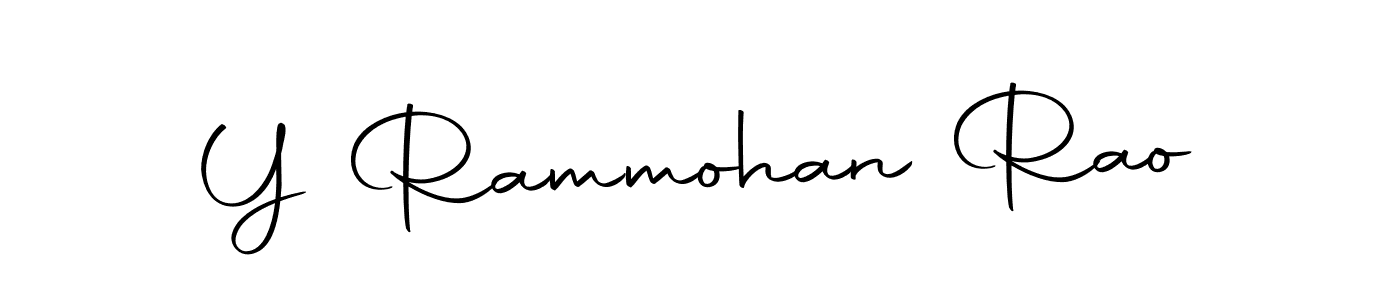 Use a signature maker to create a handwritten signature online. With this signature software, you can design (Autography-DOLnW) your own signature for name Y Rammohan Rao. Y Rammohan Rao signature style 10 images and pictures png