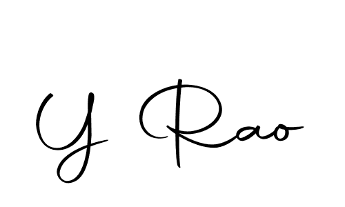 Make a beautiful signature design for name Y Rao. Use this online signature maker to create a handwritten signature for free. Y Rao signature style 10 images and pictures png