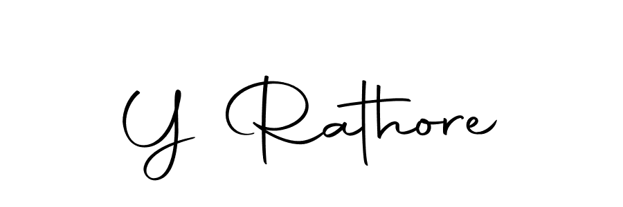 How to make Y Rathore signature? Autography-DOLnW is a professional autograph style. Create handwritten signature for Y Rathore name. Y Rathore signature style 10 images and pictures png