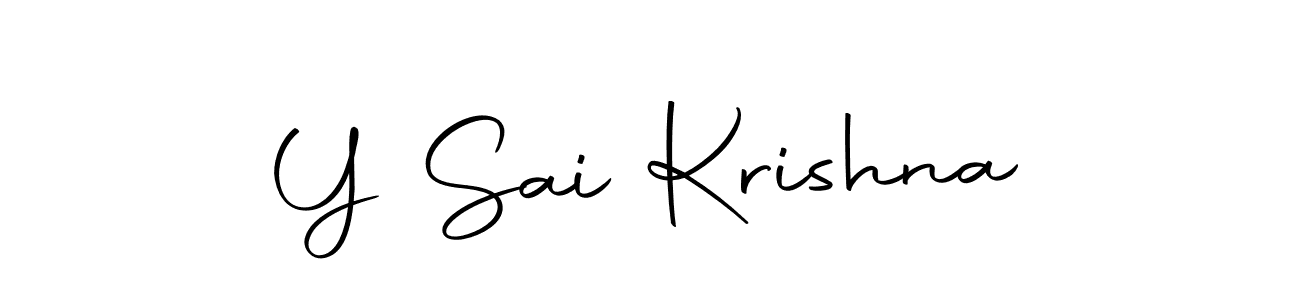 This is the best signature style for the Y Sai Krishna name. Also you like these signature font (Autography-DOLnW). Mix name signature. Y Sai Krishna signature style 10 images and pictures png