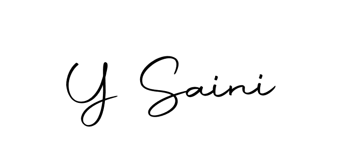 Make a beautiful signature design for name Y Saini. Use this online signature maker to create a handwritten signature for free. Y Saini signature style 10 images and pictures png