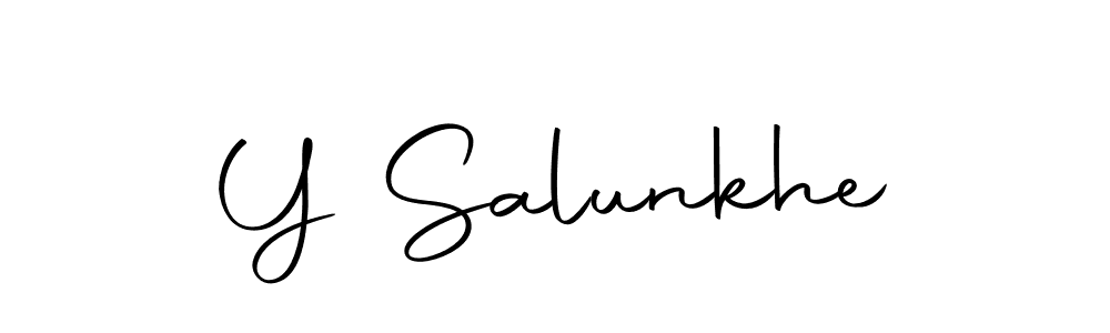 The best way (Autography-DOLnW) to make a short signature is to pick only two or three words in your name. The name Y Salunkhe include a total of six letters. For converting this name. Y Salunkhe signature style 10 images and pictures png
