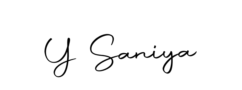 Y Saniya stylish signature style. Best Handwritten Sign (Autography-DOLnW) for my name. Handwritten Signature Collection Ideas for my name Y Saniya. Y Saniya signature style 10 images and pictures png